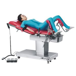 Женский электрический гинекологический стол для родовспоможения и акушерских процедур в больницах, с металлическим каркасом - Product Image 2