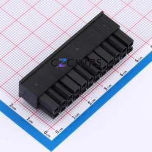 BX-5557-4.2-2-12P-HJK Housing (Wire-to-Board / Wire-to-Wire) P=4.2mm Connector 2x12P 4.2mm Mini-Fit (MX 4.2) 4.2mm - Product Image 2