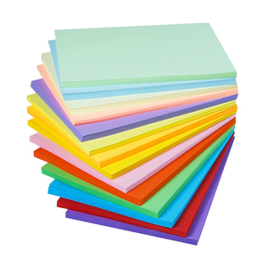 Papier cartonné de couleur assortie format A4 pour la création de cartes, l'artisanat, le scrapbooking, les décorations de fête, les fournitures scolaires pour enfants, 100 feuilles - Product Image 1