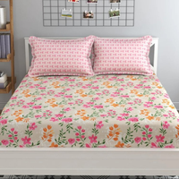 Dernières Nouveautés : Draps Plats Personnalisés OEM en Gros |   100% Coton 400TC |   Feuilles de plantes à fleurs écologiques et imperméables