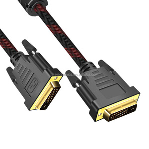 DVI cáp 24 + 1 máy tính màn hình kết nối cáp DVI tín hiệu video HD Nam đến Nam Cáp dữ liệu 1.5 mét - Product Image 1