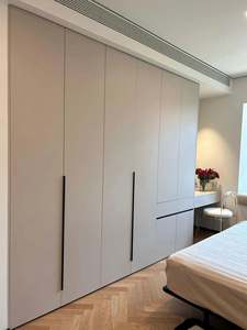 Muebles de dormitorio de madera de doble color Diseño de armario Combinación de colores laminados - Product Image 2