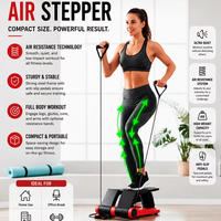 BNcompany OEM Steel Red Sustainable Full Body Cardio Trainer Resistance Bands Portable Mini Stepper Home Exercise Body Building
