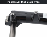   Bisiklet Maşası Hava Süspansiyonu 26 inç Konik Alüminyum Alaşımlı Arazi Bisikleti Ön Maşası 110x20mm Aks ile