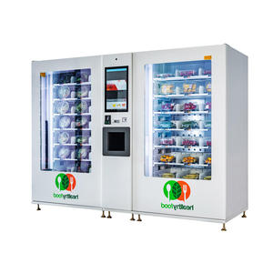 Dual-door Refrigerated Egg <strong>Vending</strong> <strong>Machine</strong> with Hen Wallpaper, Custom <strong>Fresh</strong> <strong>Vending</strong> <strong>Machine</strong> for Pasture <strong>Farm</strong> Egg Retail - Product Image 3
