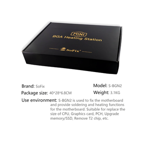 SoFix S-BGN2 Mini Station de chauffage BGA pour ordinateur portable <span class=keywords><strong>Macbook</strong></span> <span class=keywords><strong>Pro</strong></span> carte mère chauffage soudure <span class=keywords><strong>réparation</strong></span> <span class=keywords><strong>réparation</strong></span> - Product Image 6