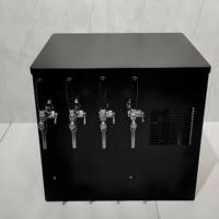 Machine à bière pression portable de comptoir avec un ou deux robinets, en acier inoxydable, type Kegerator