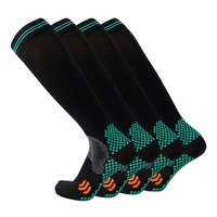 Chaussettes de football antidérapantes à compression haute performance à séchage rapide pour hommes, personnalisables, pour le sport et le soccer, vente en gros