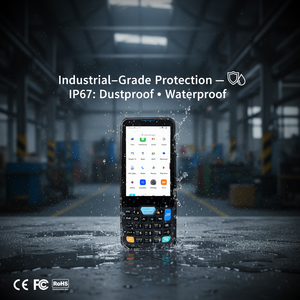 Escáner de Código de Barras PDA 1D 2D, Lector de Códigos QR, CE FCC RoHS IP67, Terminal 4G Wi-Fi Bluetooth NFC para Recopilación de Datos en Fábricas y Talleres - Product Image 1