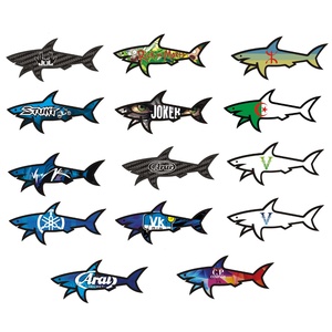 Autocollants Personnalisés Requin Cp Jul Vrunk Marseille Palestine Drapeau National Paul et Shark Autocollant - Product Image 1