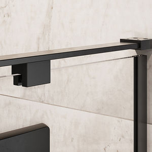 Seawin vendita calda bagno telaio in alluminio cabina doccia hotel moderno vetro temperato quadrato nero box doccia - Product Image 4