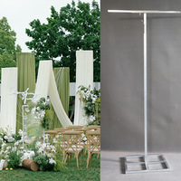 Support de toile de fond portable et réglable pour décorations de mariage, support de rideau pour décorations de fond de scène