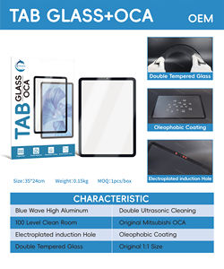 STAROZON 전면 화면 외부 유리 렌즈 IPad MINI 에어 2 3 <span class=keywords><strong>4</strong></span> 5 PRO 11 12.9 인치 유리 OCA 애플 태블릿 대체 - Product Image 5