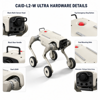Robot hybride à roues et pattes Gang Ben L2-W Ultra 25cm pour l'escalade des escaliers 15000mAh 27g pour l'inspection de chantier et les développeurs de robotique ZY