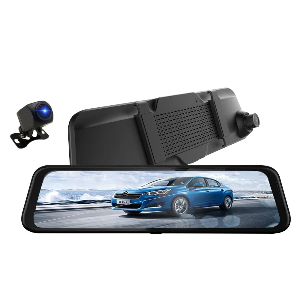 12 Inch 4G Android Rear View Mirror Dash Cam Dashcam Auto Video Recorder ADAS GPS WiFi Dual Lens Full HD 1080P Car DVR CR88
