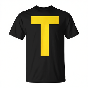 Camiseta con diseño de letra T, ropa para fiesta de Halloween, talla para adulto - Product Image 2