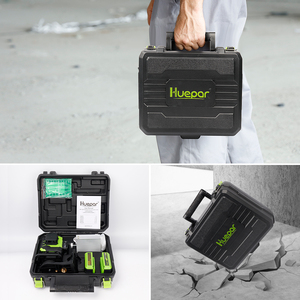 Nivel Láser Profesional <span class=keywords><strong>Huepar</strong></span> L04CG <span class=keywords><strong>4D</strong></span> de Haz Verde, Nivel Láser Autonivelante de Líneas Cruzadas - Product Image 5