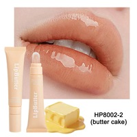 Huile à lèvres végane en tube souple 15 ml, étiquette privée, imperméable, hydratante, brillant à lèvres, baume à lèvres au beurre de karité, vente en gros