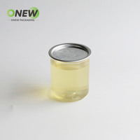 202 #   Canette de boisson gazeuse transparente en plastique PET de 150 ml (5 oz) vide avec ouverture facile