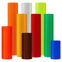 Feuille réfléchissante autocollante en PET EGP - Film microprismatique de qualité industrielle pour la marquage des camions et des remorques