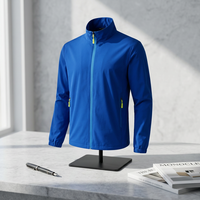 Chaqueta Bomber de Poliéster 100% para Hombre, Estilo Urbano, Cuello Alto, Impermeable, Cortavientos, Transpirable, para Senderismo, Camping, Viajes, OEM