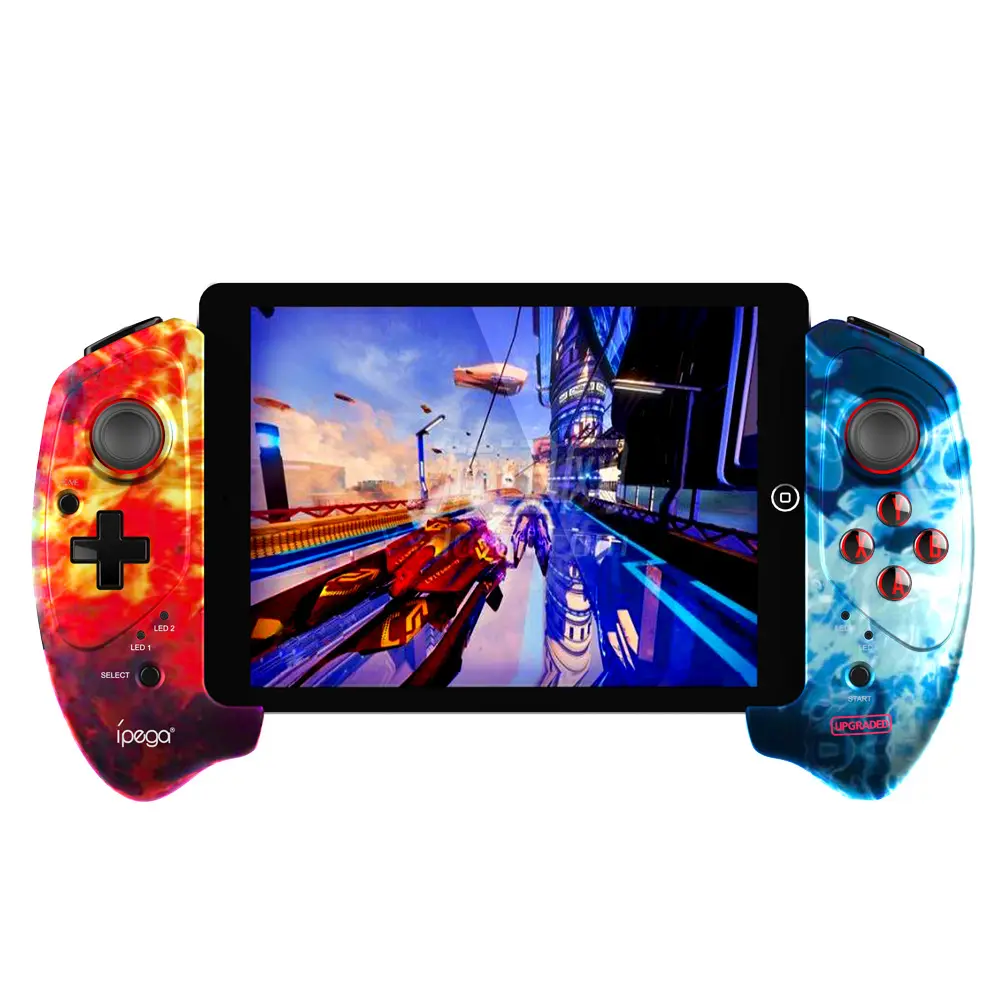 Wholesale Pg-9083S Red Bat Easing Using Direct Connect Stretch Wireless Bt Gamepad Gaming Controller For Pubg Mobile Phone Pad
