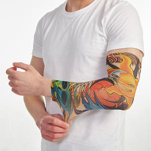 Nueva <span class=keywords><strong>manga</strong></span> de tatuaje, <span class=keywords><strong>manga</strong></span> de brazo, protección Uv, <span class=keywords><strong>manga</strong></span> de compresión de brazo de Ciclismo de seda helada para hombres - Product Image 2