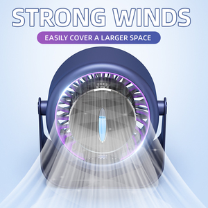 Ventilateur de refroidissement d'air le plus recherché, rechargeable par USB, mini ventilateur de table portable, ventilateur de bureau à pince, ventilateur de bureau sur pied pour la maison - Product Image 1