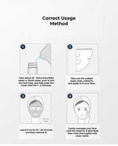 Masque facial en feuille apaisant <span class=keywords><strong>Uniq</strong></span> et New Skin Care, soin coréen à base de plantes, végétalien, EGF, hydratant, collagène, rafraîchissant - Product Image 3