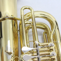Harga Pabrik Tuba Kuningan Cina Instrumen Musik Tuba B Flat Harga Bagus Tuba 4 Katup Rotary