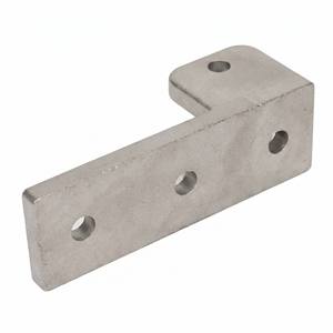 Soporte de Montaje en Forma de L de Acero Inoxidable Fundido a la Cera Perdida Personalizado OEM, Piezas Metálicas de Soporte de Fijación Multiorificio - Product Image 1