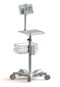 Thâm quyến Nhà cung cấp tùy chỉnh có thể điều chỉnh y tế Màn hình đứng/ECG màn hình xe đẩy & y tế Tablet giỏ hàng - Product Image 2