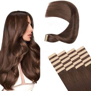 Extensions de cheveux humains vierges brésiliens à double trame européenne, qualité supérieure, invisibles, trame unique, Amygirl Tape - Product Image 1