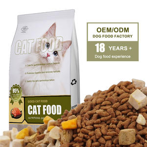 מזון אורגני עוף סלמון לחתולים חיות מחמד על ידי יצרנית מזון 1.5 ק "ג 2.5 ק" ג 10 ק "ג - Product Image 1