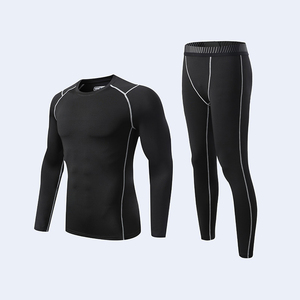 Ropa Deportiva Informal Ajustada, Ropa de Entrenamiento de Yoga, Ropa para Correr de Manga Larga, Secado Rápido, Transpirable, Traje de Fitness de Poliéster - Product Image 3