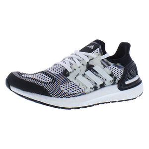 Chaussures unisexes Adidas Ultraboost 19.5 DNA, taille 10.5, couleur : blanc nuage/blanc nuage/noir cœur - Product Image 1
