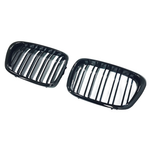 Rejilla Delantera para BMW E39 1997-2003, Diseño de Doble Línea Dividida, Pieza de Repuesto para Parachoques Delantero de la Serie 5, Material ABS - Product Image 4