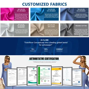 Vêtements de sport pour femmes en coton bio, respirants, à séchage rapide, ensemble leggings <span class=keywords><strong>et</strong></span> t-shirt slim fit pour la gym, le fitness <span class=keywords><strong>et</strong></span> le yoga - Product Image 5