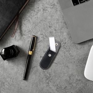 PU Leather <b>USB</b> <b>Flash</b> <b>Drive</b> Case Thumb <b>Flash</b> <b>Drive</b> Holder <b>USB</b> Storage Small Carrying Case with Keychain - Product Image 2