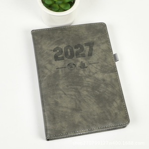 2027 Spanish Notebook A5 Business Style <b>Thread</b>-<b>Locked</b> Binding Customizable Logo Promotional Calendar - Product Image 3