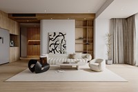 Service de conception d'intérieur 3D personnalisé avec rendu architectural pour les projets résidentiels de villas nordiques