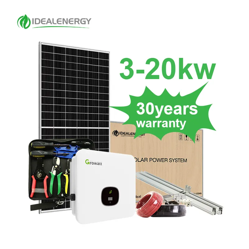 on grid tie 5kw 6kw 8kw 10kw 12kw 20kw 5 10 20 30 50 100 kw 30kw 40kw 50kw 80kw 100kw 200kw 500kw 1mw solar panel energy system