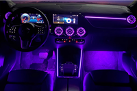 Éclairage d'ambiance intérieur LED RGB pour Mercedes Benz GLB W247 X247 GLA H247 2020-2025 – Accessoires de bande lumineuse d'ambiance