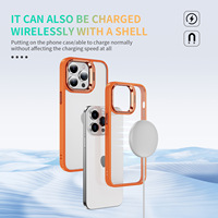 2024 nouveau Design 2-en-1 porte-lentille en métal étui de téléphone Transparent pour iPhone 14 Pro Max 15 Plus ODM approvisionnement couleur Protection couverture