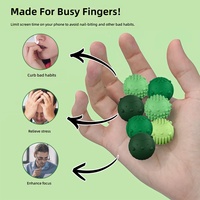 Ballon sensoriel magnétique en silicone, nouveauté transfrontalière, jouet élastique anti-stress, idéal pour les 7-14 ans, coffret cadeau