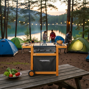 CAMPINGAZ LAF1014301 #   Estufa de Camping Plegable de Hierro para Gas y Carbón, para Cocinar al Aire Libre, Hecha en Italia - Product Image 3