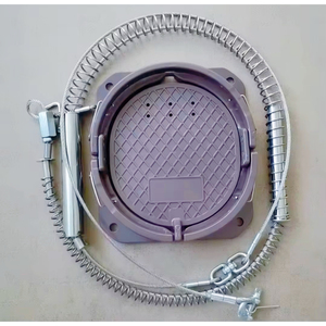 กับดักล่อหมูป่า แบบสปริงเหล็ก สายสลิงขนาด 4 มม. พร้อมน็อตสำรอง อุปกรณ์เสริมสำหรับฟาร์ม ทนทาน ใช้ได้กับกับดักจับสุนัขจิ้งจอก - Product Image 1