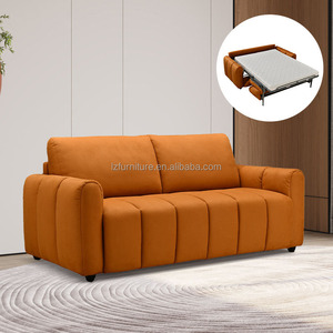 Canapé-lit convertible 3 places de luxe en tissu, design moderne et compact, idéal pour les appartements et l'hôtellerie - Product Image 6