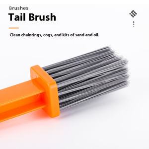 Nettoyeur de chaîne de vélo portable à double tête, brosse à chaîne de moto multifonctionnelle en ABS - Product Image 3