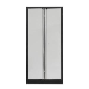 FERVI Freestanding Minimalist Bedroom Furniture 2-Door <b>Clothes</b> <b>Storage</b> Cabinet Foldable for Home or Apartment Use - Product Image 1